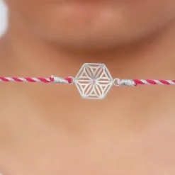Silver Sibling Bond Rakhi