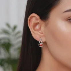 Silver Silent Vows Earrings