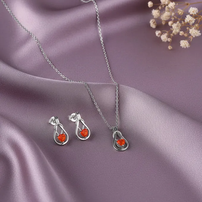 Silver Silent Vows Set