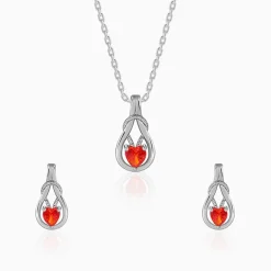 Silver Silent Vows Set