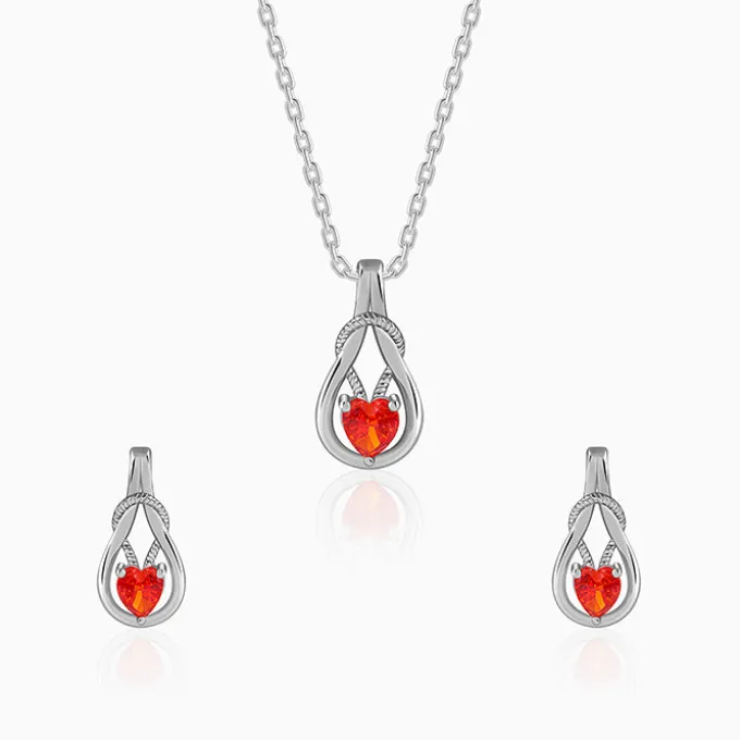 Silver Silent Vows Set