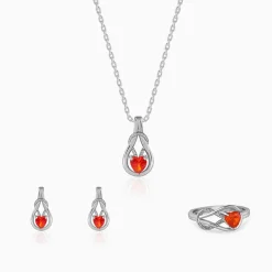Silver Silent Vows Set of Three