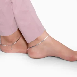 Silver Silver Aura Anklet