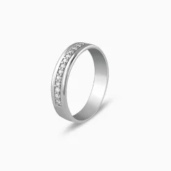 Silver Simple Serenity Men's Ring