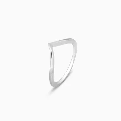 Silver Sleek Vanki Ring