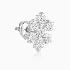 Silver Snowflake Earrings