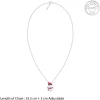 Silver Snowman Kids Pendant With Link Chain