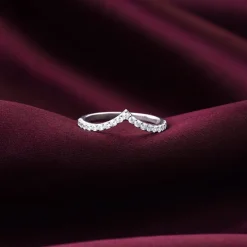 Silver Solid Shine Vanki Ring