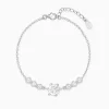 Silver Solitaire Grace Bracelet