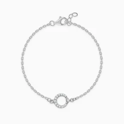 Silver Sparkle Halo Kids Bracelet (0 - 2 Years)