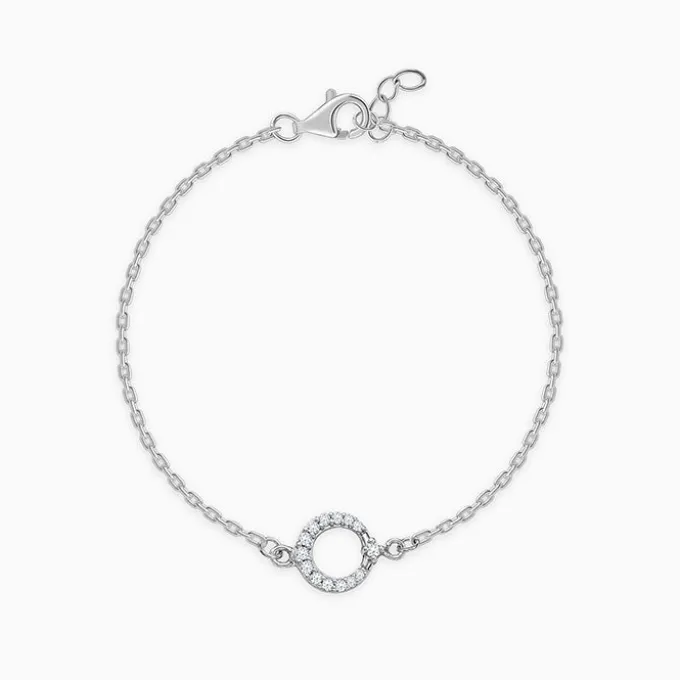 Silver Sparkle Halo Kids Bracelet (0 - 2 Years)