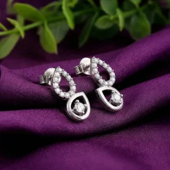 Silver Sparkline Earrings