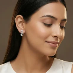 Silver Sparkline Earrings