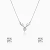 Silver Sparkling Deer Set