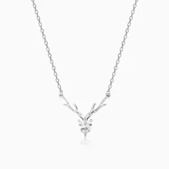 Silver Sparkling Deer Set