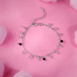 Silver Sparkling Dua Kids Anklet