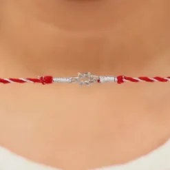 Silver Sparkling Star Rakhi