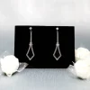 Silver Spear Dangler Earrings