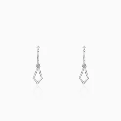 Silver Spear Dangler Earrings