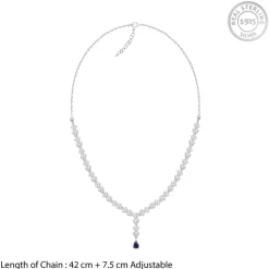 Silver Square Opulence Necklace