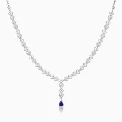 Silver Square Opulence Necklace