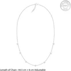 Silver Star Constellation Necklace