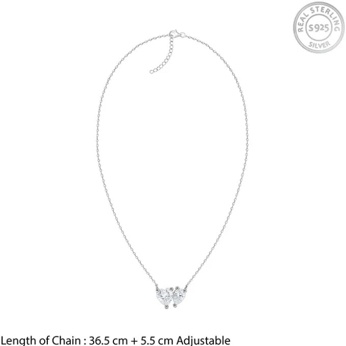Silver Star Glow Kids Pendant with Link Chain