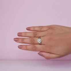 Silver Stark Flower Ring