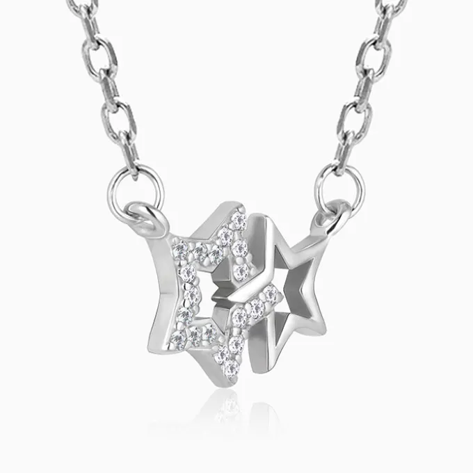 Silver Starry Affair Necklace