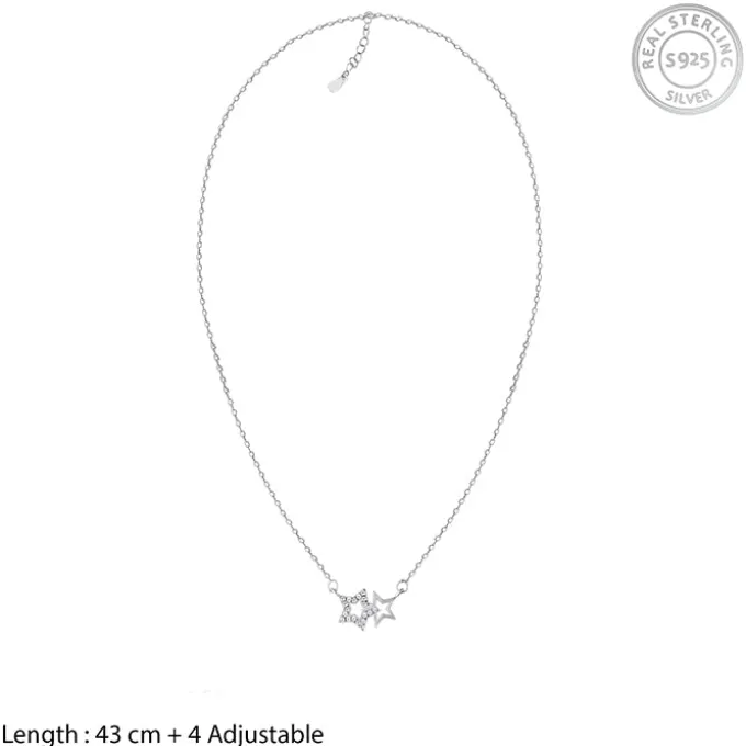 Silver Starry Affair Necklace