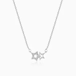 Silver Starry Affair Necklace