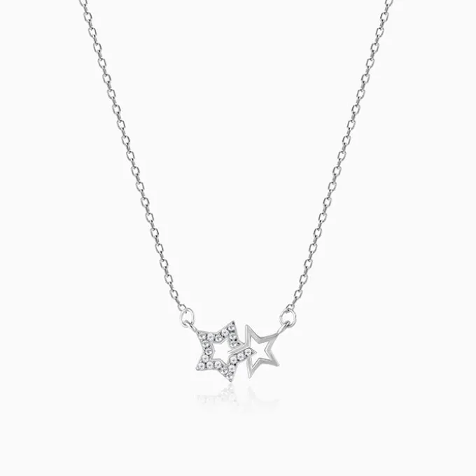 Silver Starry Affair Necklace