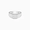 Silver Steezy Ring For Him