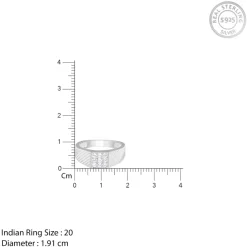 Silver Steezy Ring For Him