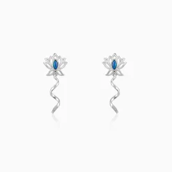 Silver Stellar Glow Earrings