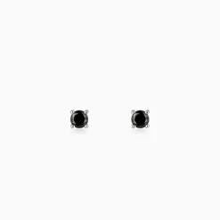 Silver Storm Edge Earring For Men