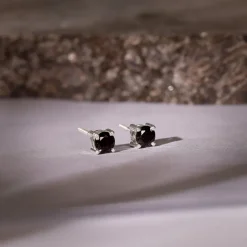 Silver Storm Edge Earring For Men