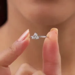 Silver Striking Trio Ring