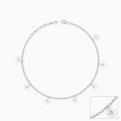 Silver Stunner Anklet