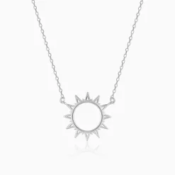 Silver Sunshine Necklace