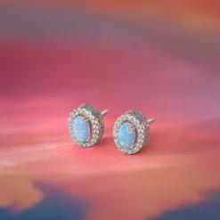 Silver Super Woman Earrings