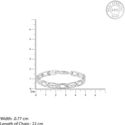 Silver Supremo Bracelet For Him
