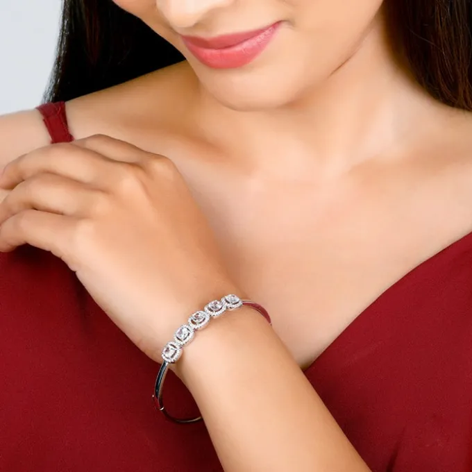 Silver Tales of Love Bracelet