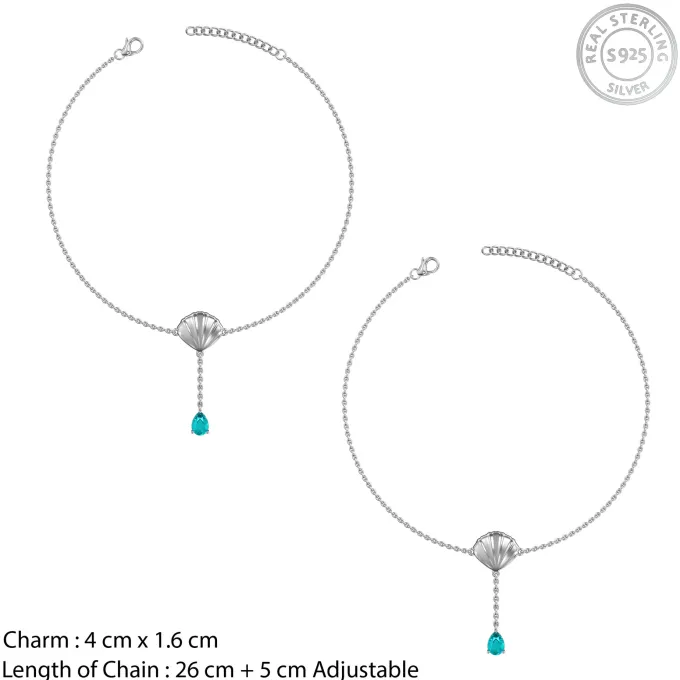 Silver Themis Anklet