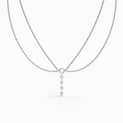 Silver Tony Pearl Necklace
