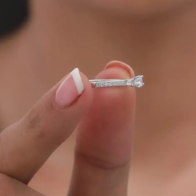 Silver Trilogy of Love Ring