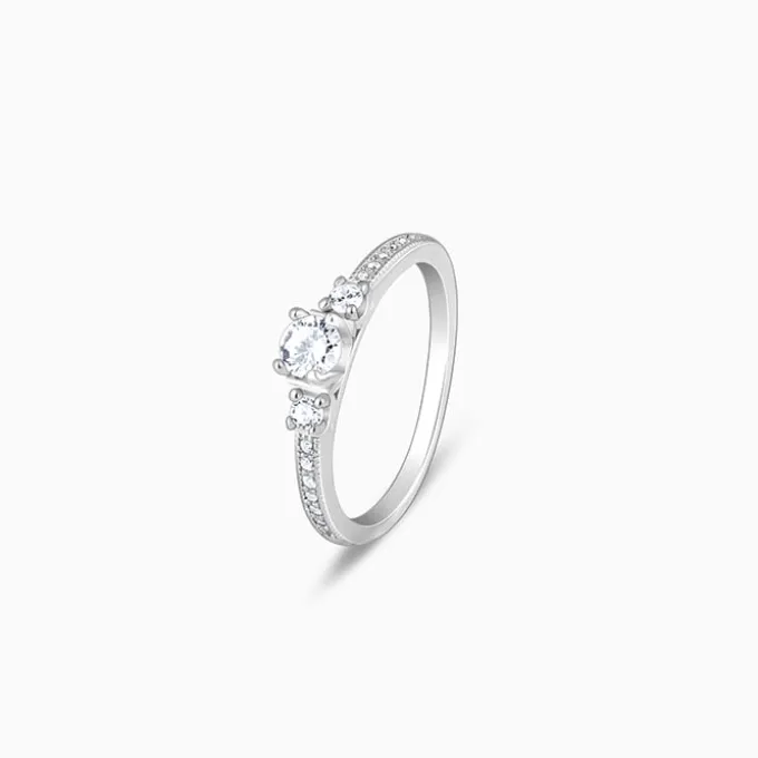 Silver Trilogy of Love Ring