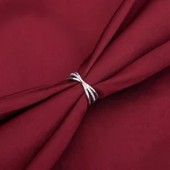 Silver Triple Interlocked Ring