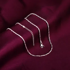 Silver Twisted Treasure Chain for Her