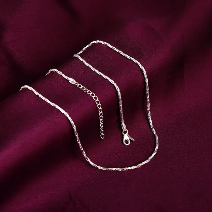 Silver Twisted Treasure Chain for Her